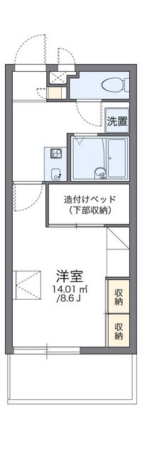 レオパレスＴＫＮＭ 間取図