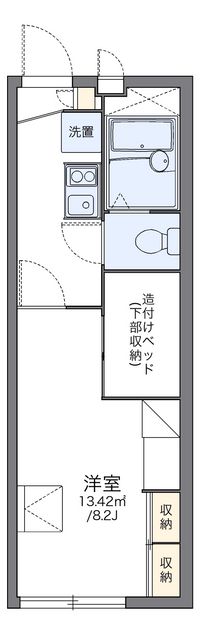 レオパレスベル　ソレイユ 間取り図