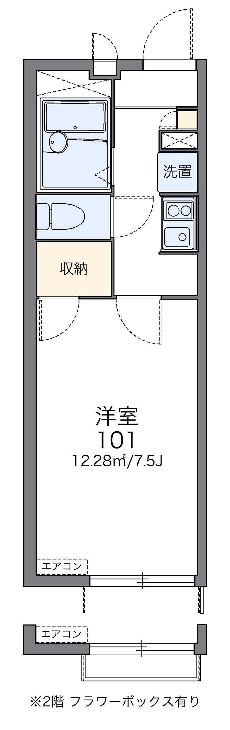 レオパレスＧａｒｄｅｎⅡ 間取図