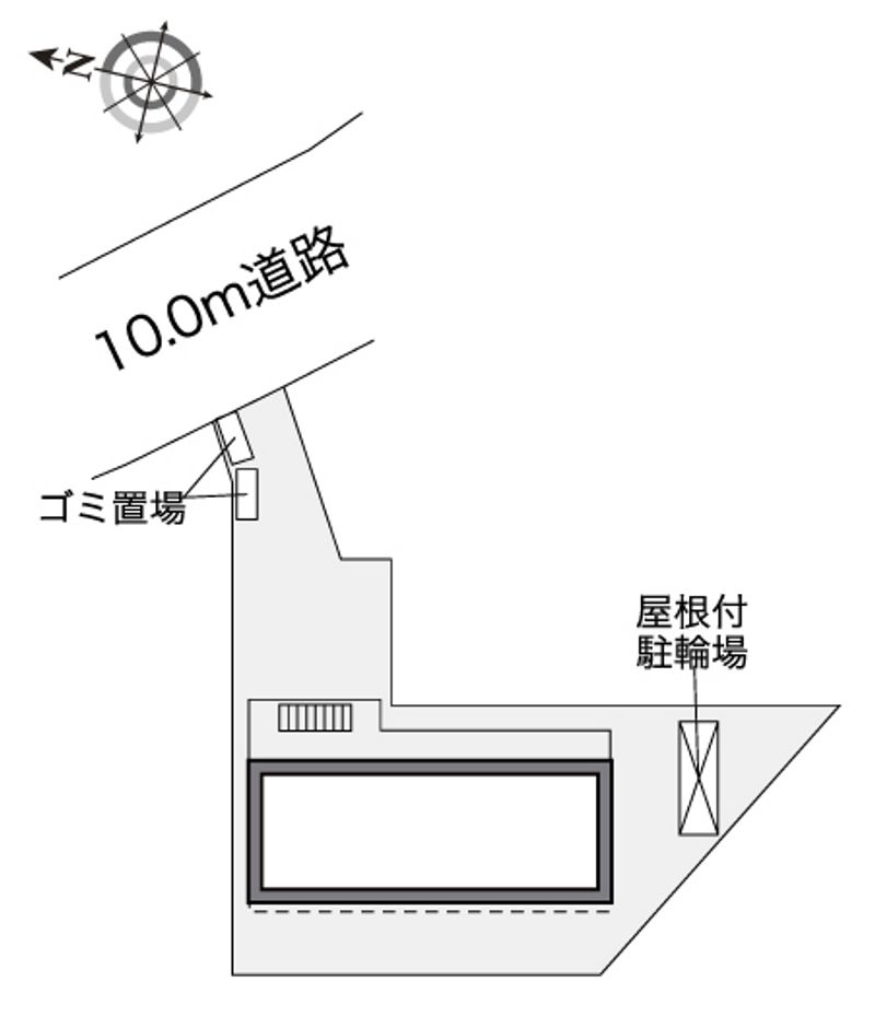 レオパレス春海 配置図