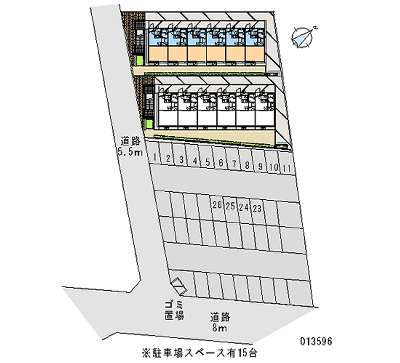 13596月租停车场