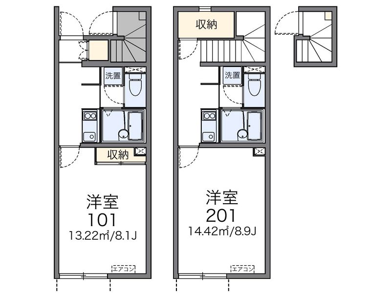 レオネクストアンジェＡ 間取図