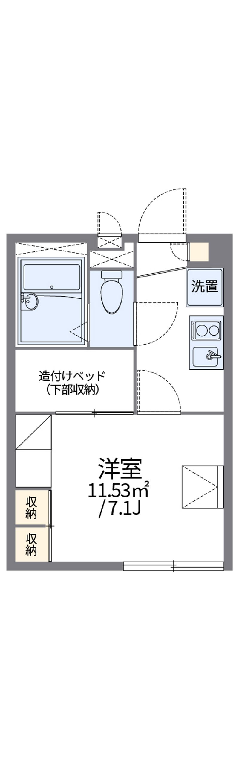 レオパレスサンヴィレッジ１８ 間取り