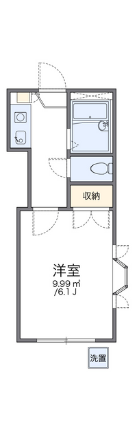 レオパレス板付Ⅱ 間取り図