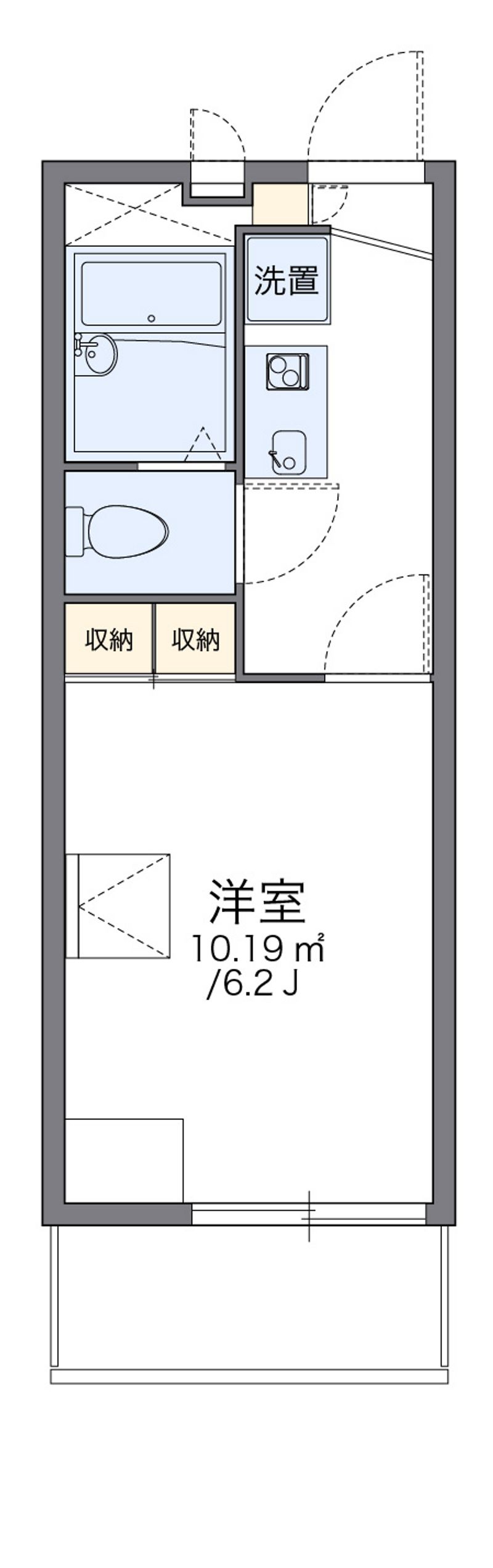 レオパレスオー　ルージュ 間取図
