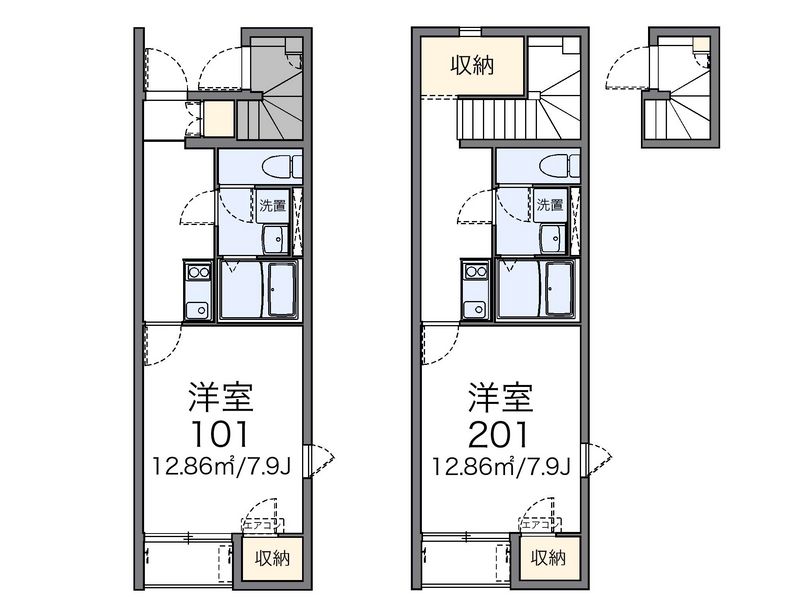 レオネクストＫ＆Ｙ 間取図