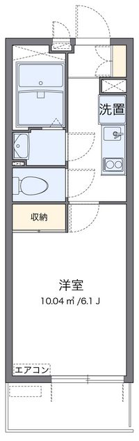 レオパレスガーデンハウス　Ｗ 間取り図