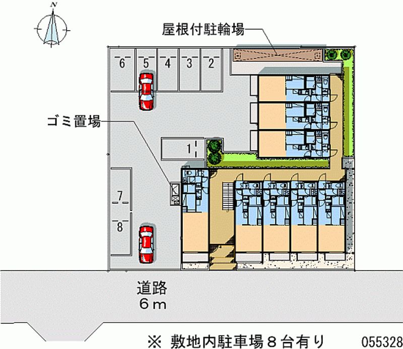 レオネクストサンモール向原 月極駐車場