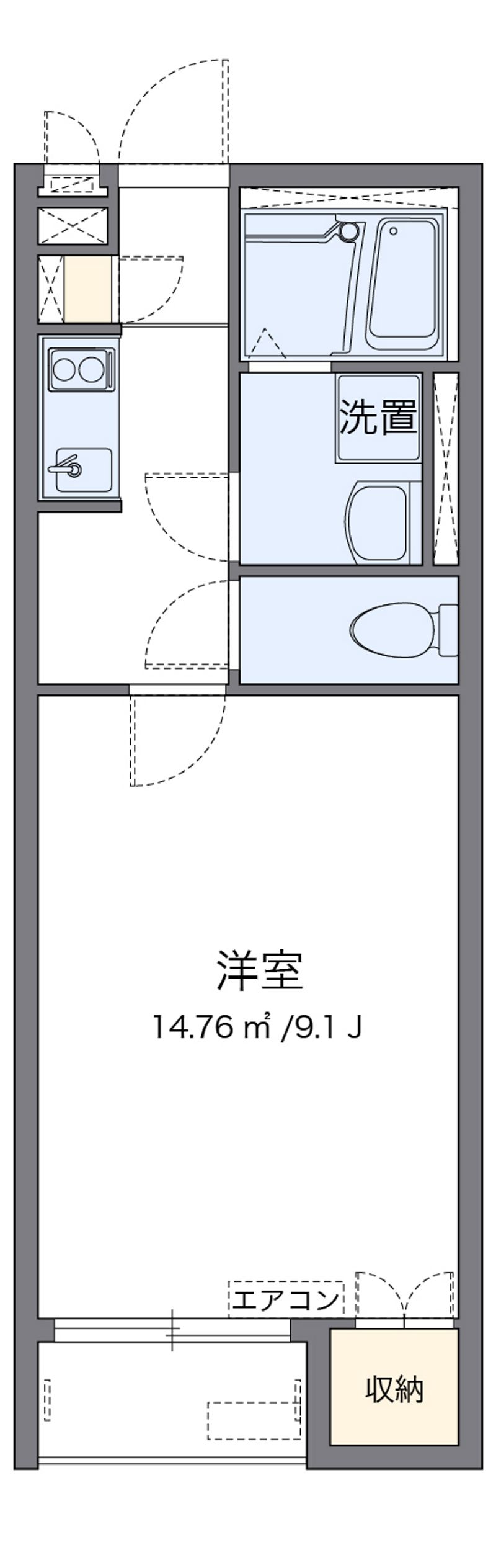 ミランダ桜荘 間取図