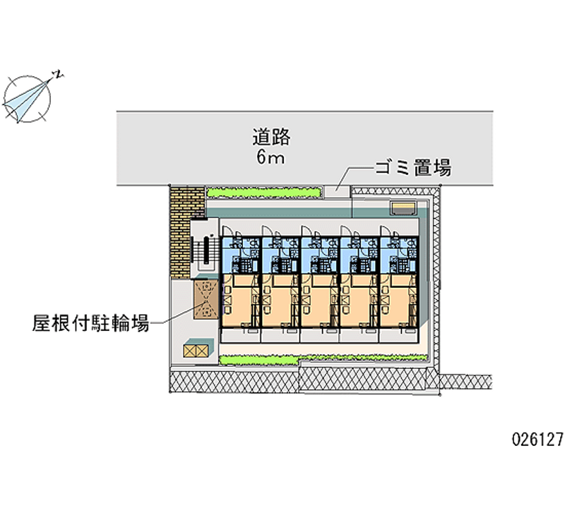 レオパレス金城 区画図