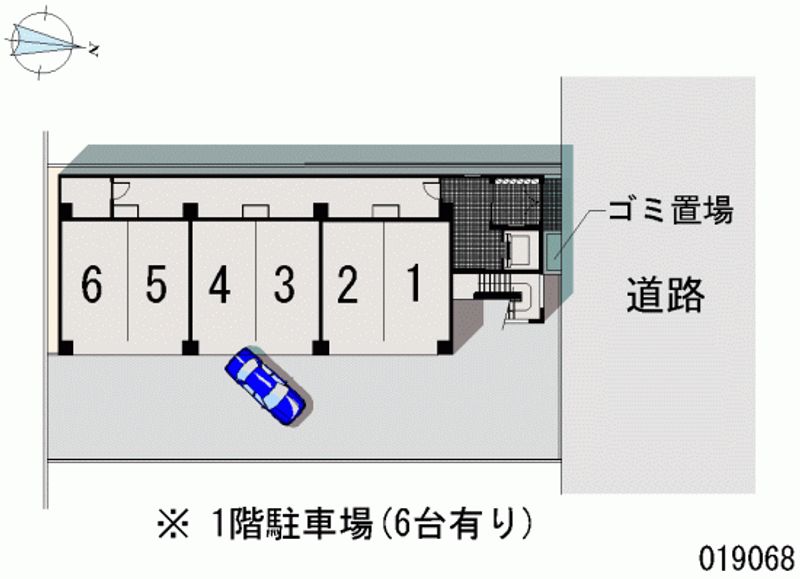 レオパレスさくら中央 区画図