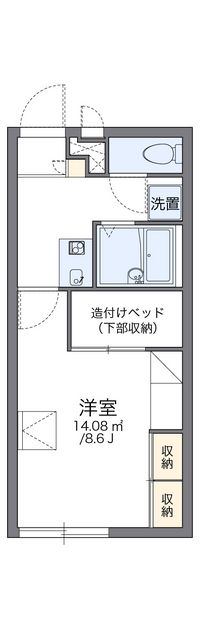 レオパレスサンライズ 間取り図