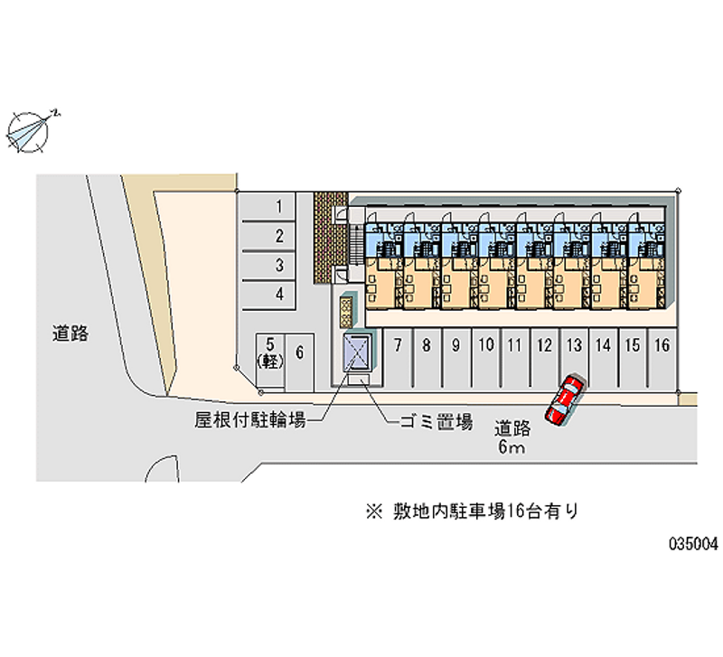 レオパレス鳥取分岐 月極駐車場