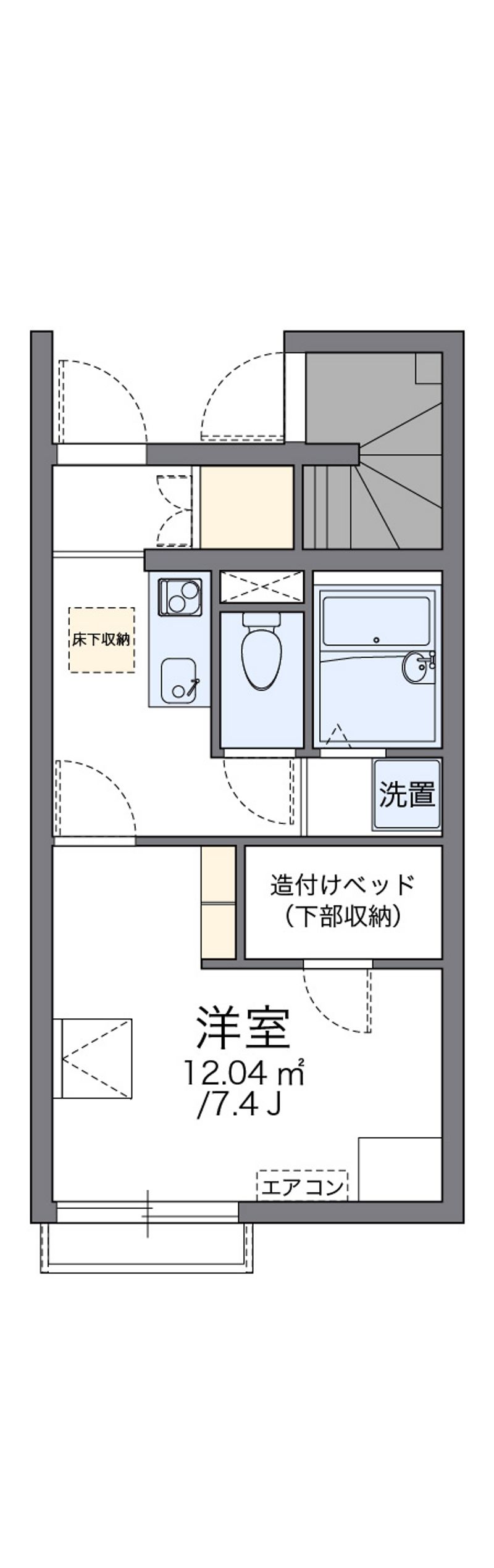 レオネクストスイートピー 間取図