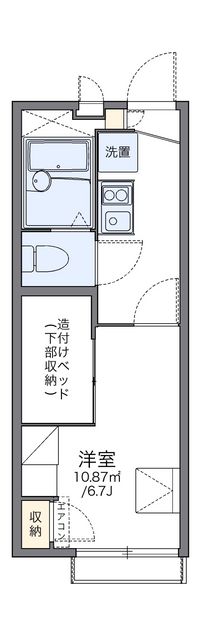 レオパレスサン六甲Ａ 間取り図