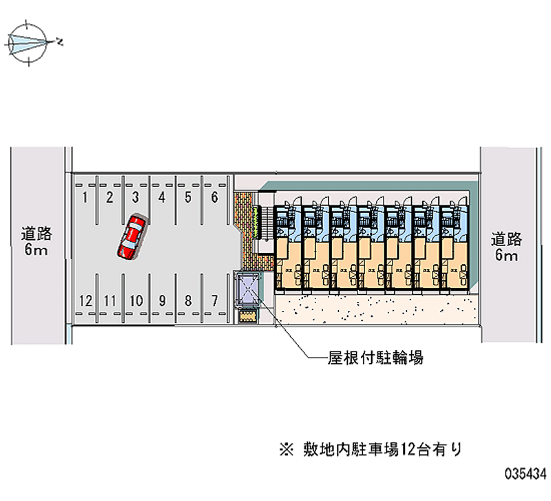 レオパレス萩 月極駐車場