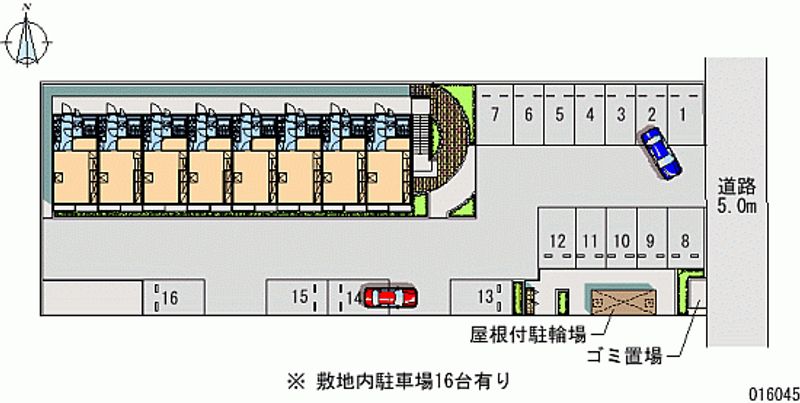 16045 Monthly parking lot