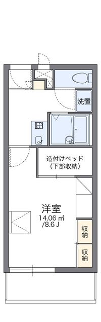 レオパレスＭ’ｓ　ｉｎｎⅡ 間取り図