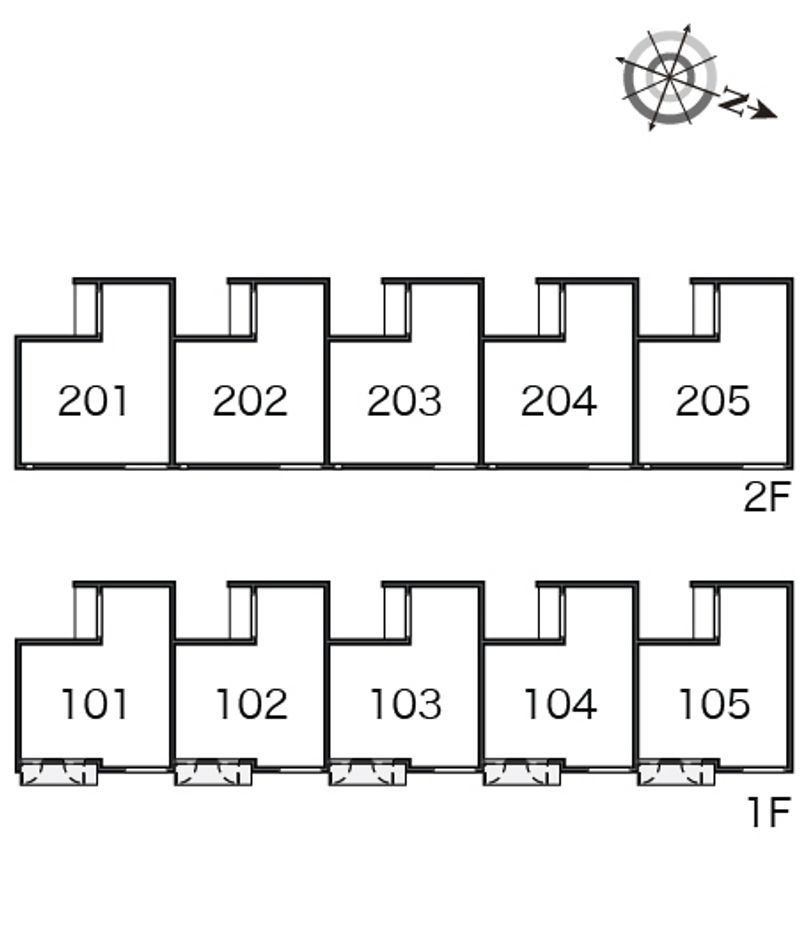 レオネクストひだまりⅠ 間取り配置図