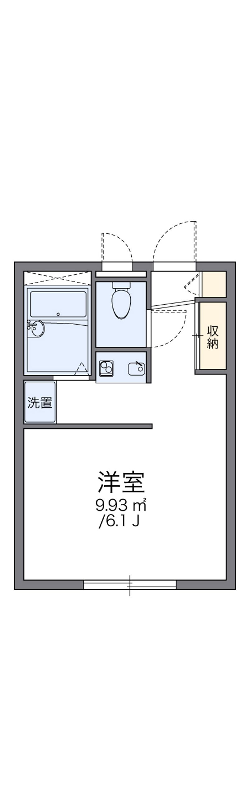 レオパレス希 間取図