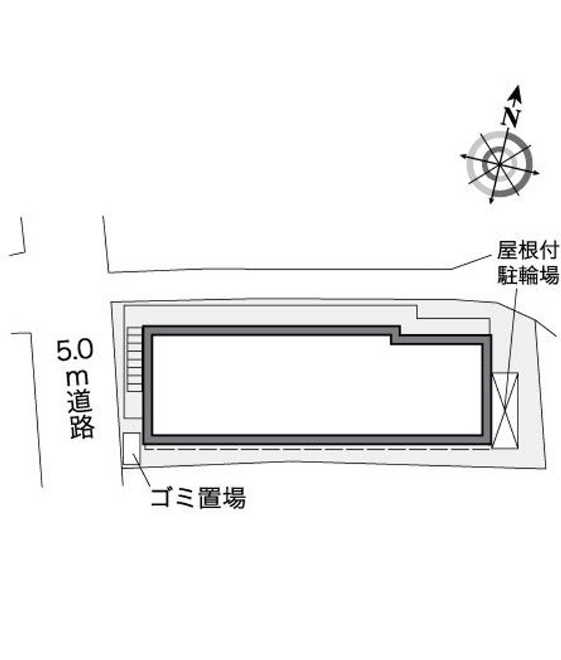 レオパレス祇園橋 配置図