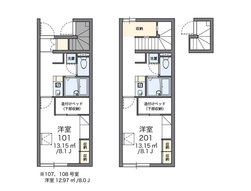 レオパレスＣＲＣ築地 間取図