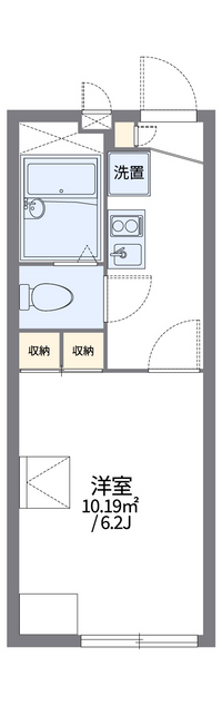 レオパレスハーモニー百合ヶ丘 間取り図