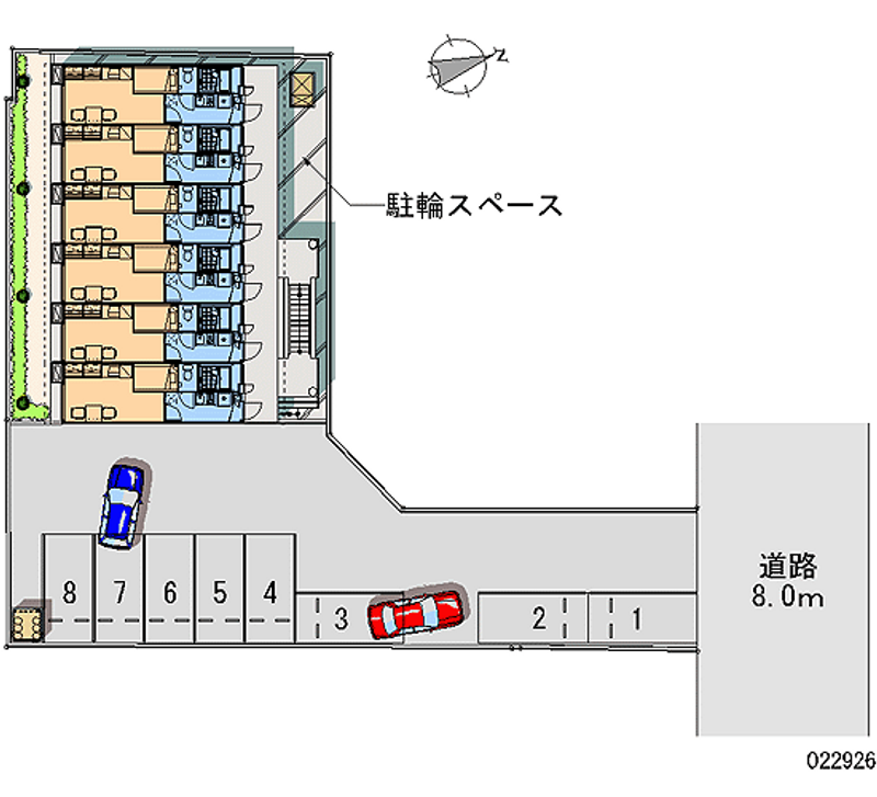 レオパレス鹿島 月極駐車場