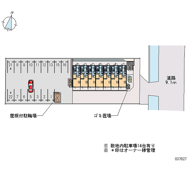 37627 Monthly parking lot