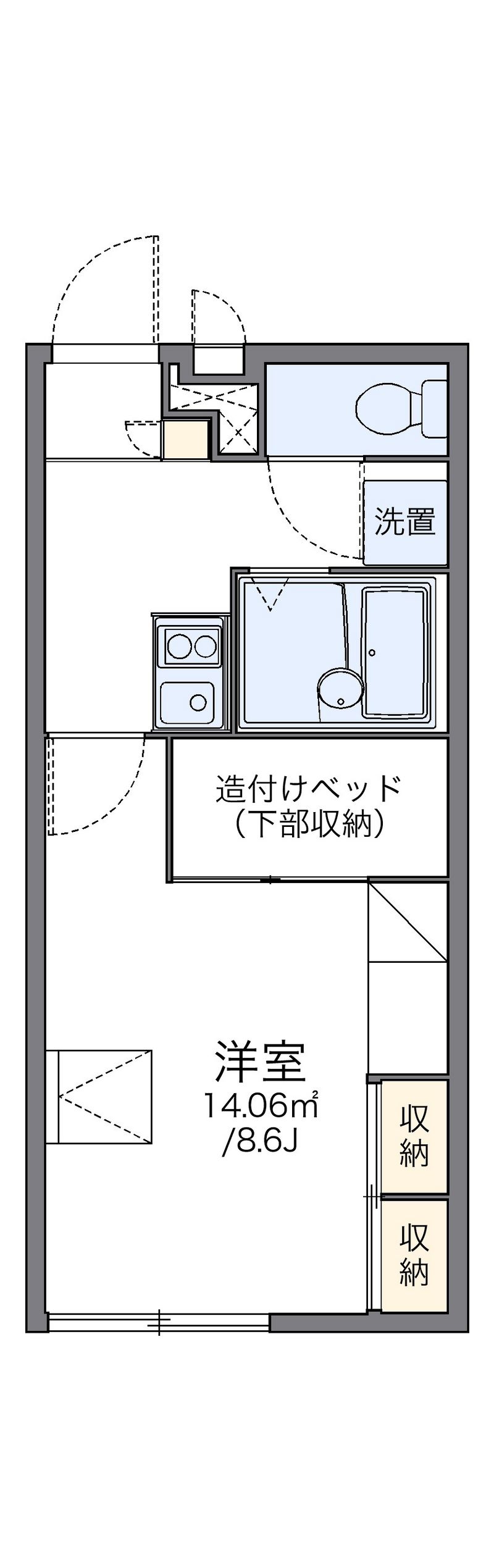 レオパレスＯＡＳＩＳ 間取図