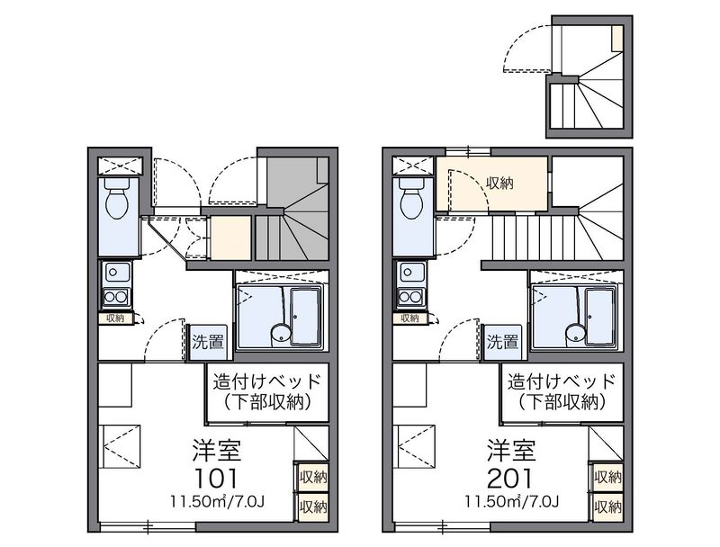 レオパレス入ノ郷 間取図
