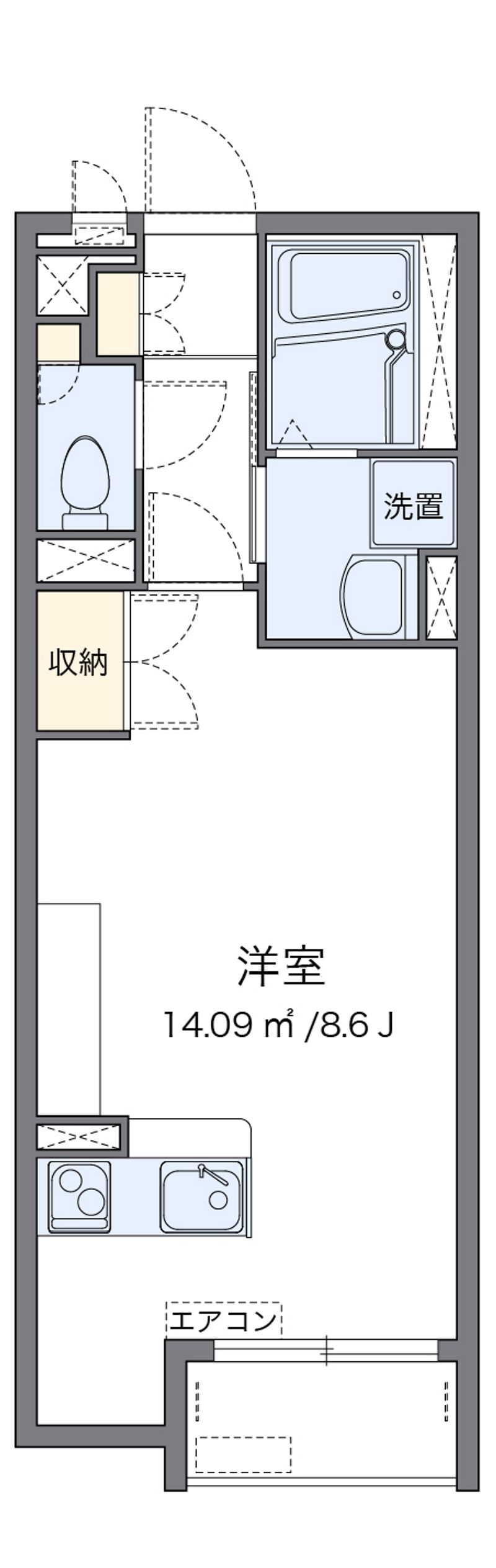 ミランダクオーレ 間取図
