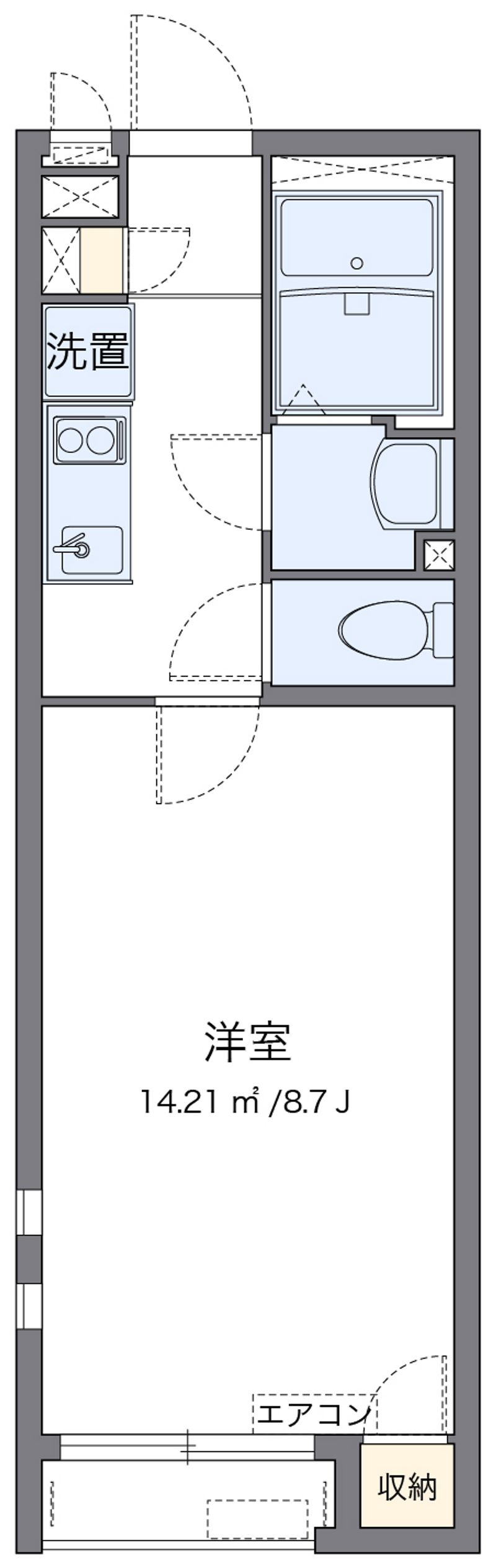 クレイノまつがおか 間取り