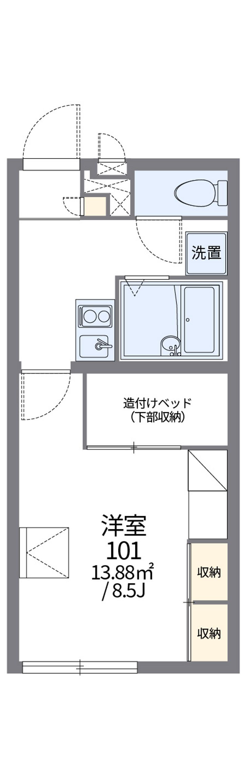 レオパレスＧＬＯＲＹ　松澤 間取図