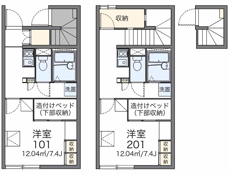 レオパレスラインⅡ 間取図