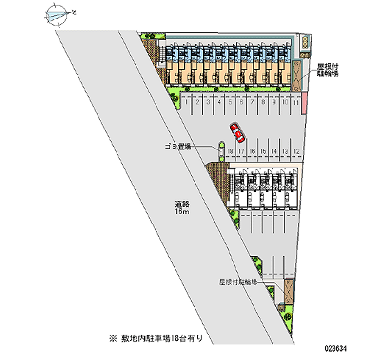 23634 Monthly parking lot