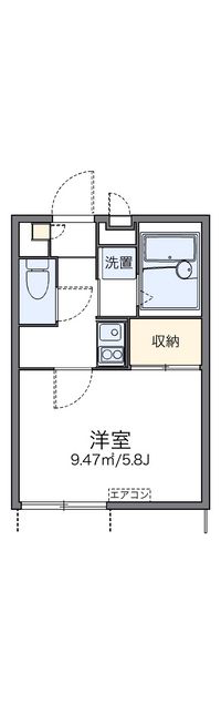 レオパレス住吉５ 間取り図