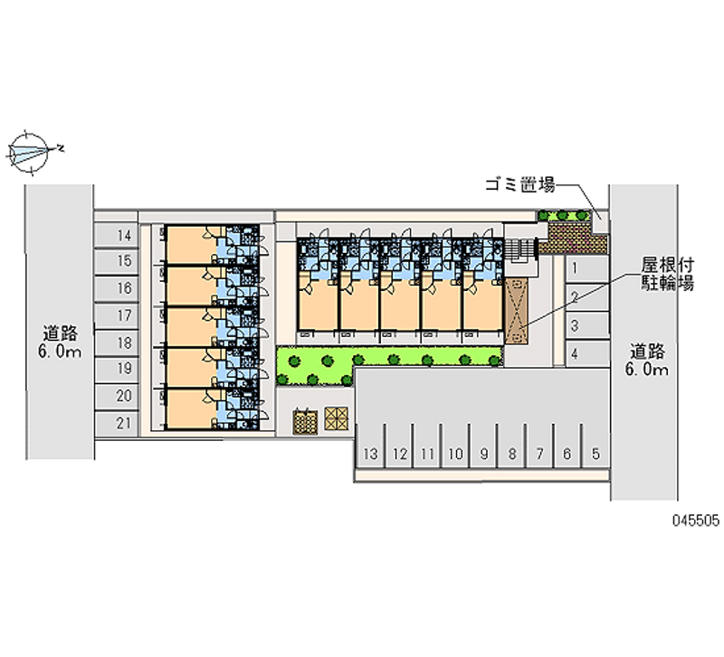 45505月租停车场