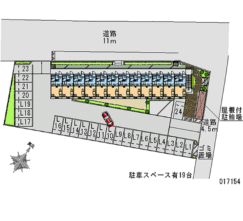 17154月租停車場