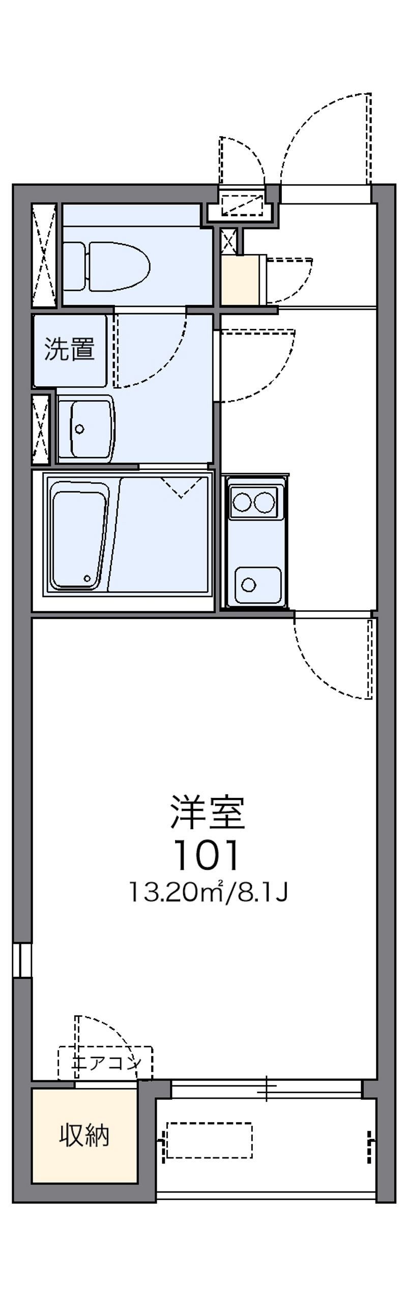 レオネクストトンノ 間取図