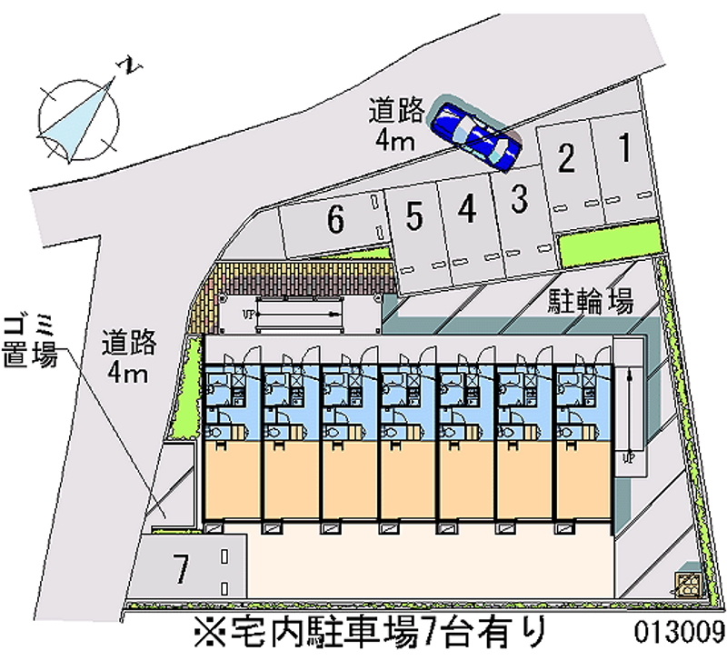 13009 Monthly parking lot