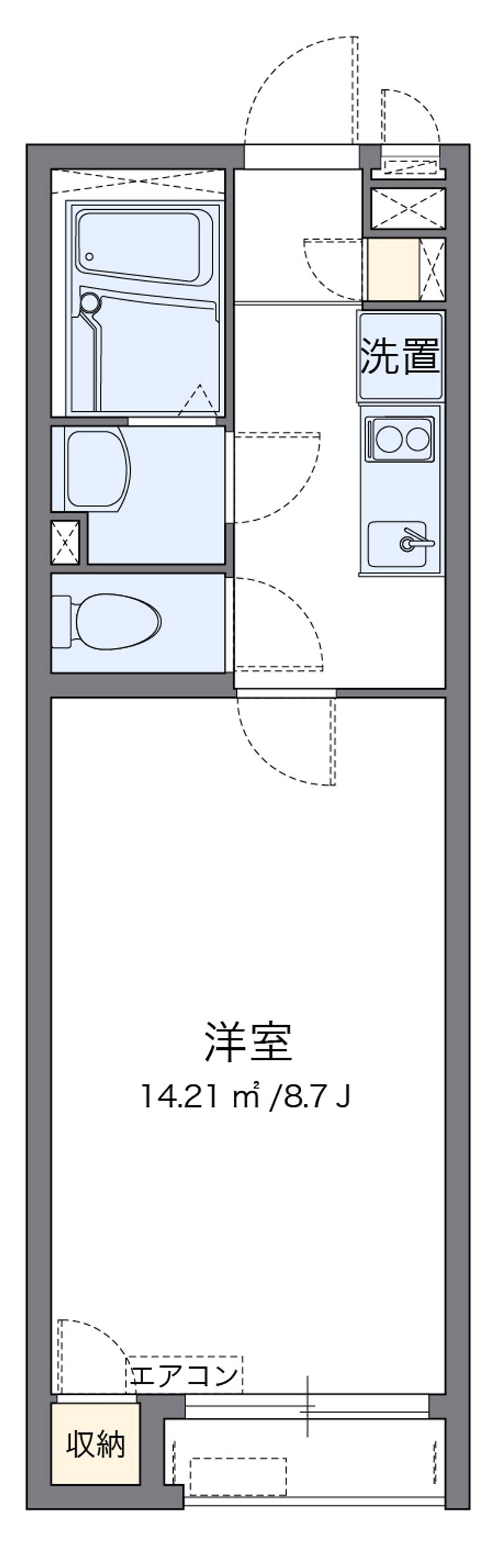 クレイノジュネス南栗原 間取図