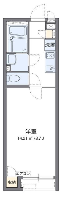 クレイノジュネス南栗原 間取り図