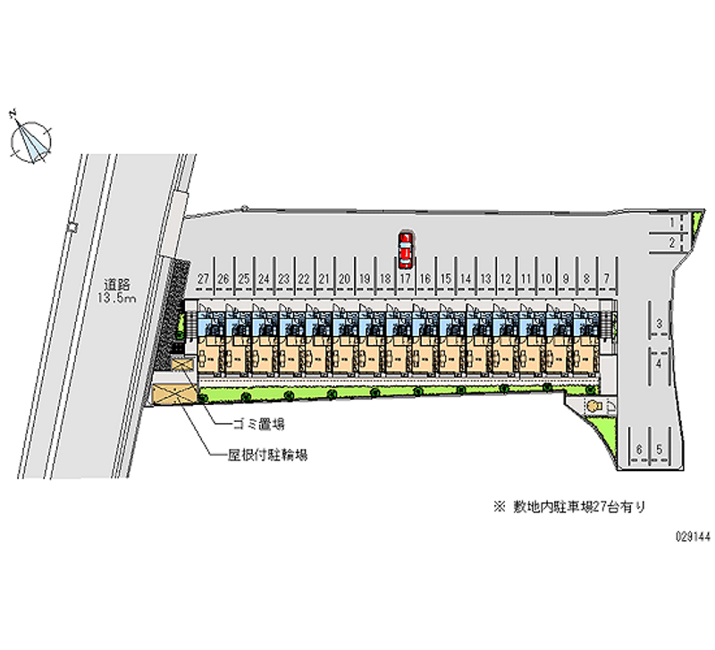 29144 Monthly parking lot