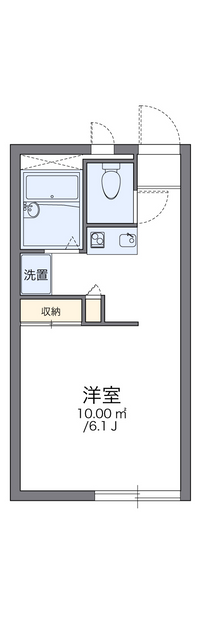 レオパレスウィステリア 間取り図