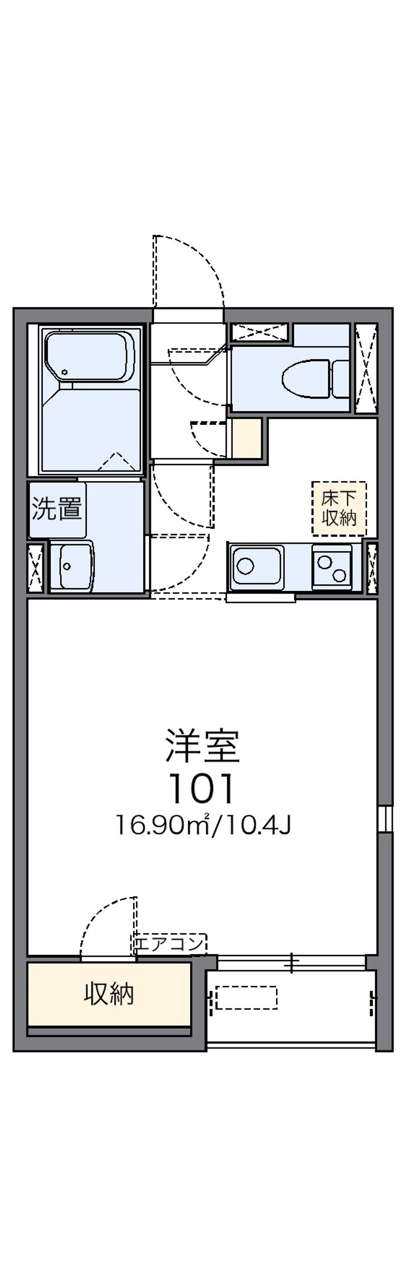 レオネクストエルデ古田 間取図