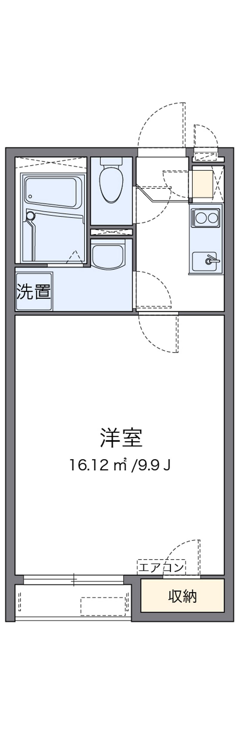 クレイノかみつれ 間取図