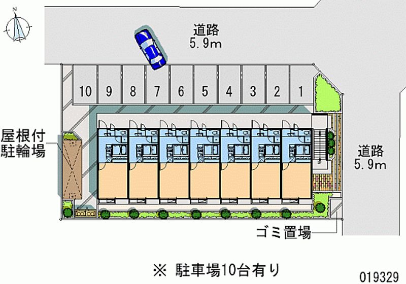 レオパレスヤチヨ 月極駐車場