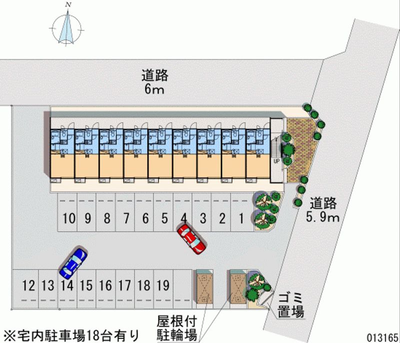 13165 Monthly parking lot