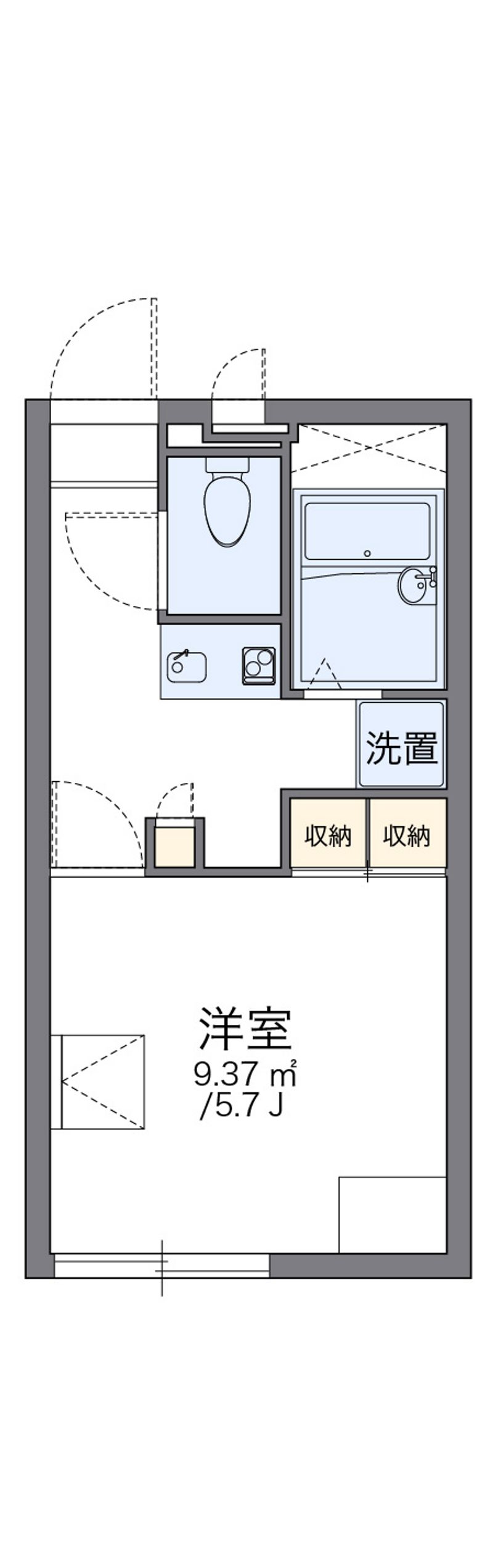 レオパレスＭａｒｕｔａｋａ 間取図